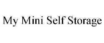 MY MINI SELF STORAGE