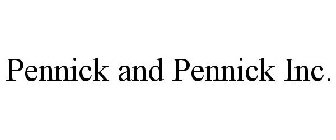 PENNICK AND PENNICK INC.