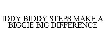 IDDY BIDDY STEPS MAKE A BIGGIE BIG DIFFERENCE