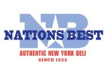 NB NATIONS BEST AUTHENTIC NEW YORK DELI SINCE 1922
