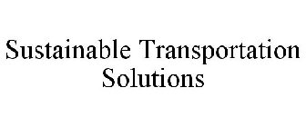 SUSTAINABLE TRANSPORTATION SOLUTIONS