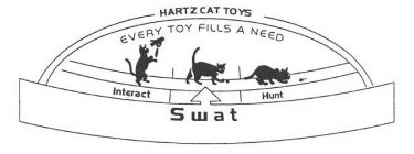 HARTZ CAT TOYS EVERY TOY FILLS A NEED INTERACT SWAT HUNT