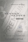 B H PREMIUM QUALITY BENSON & HEDGES MENTHOL B H 100S 25 CLASS A CIGARETTES CANADIAN STYLE