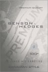 BENSON & HEDGES 100S PREMIUM QUALITY BH PREMIUM BF 25 CLASS A CIGARETTES CANADIAN STYLE