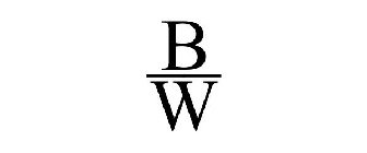 B __ W