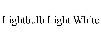 LIGHTBULB LIGHT WHITE