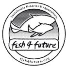 FISH 4 FUTURE SUSTAINABLE FISHERIES & AQUACULTURE. AND FISH4FUTURE.ORG