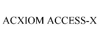 ACXIOM ACCESS-X