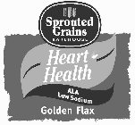 SPROUTED GRAINS, HEART HEALTH, ALA LOW SODIUM, GOLDEN FLAX