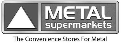 METAL SUPERMARKETS THE CONVENIENCE STORES FOR METAL