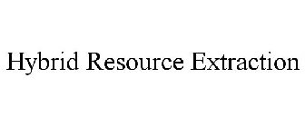 HYBRID RESOURCE EXTRACTION