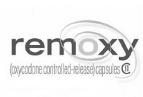 REMOXY (OXYCODONE CONTROLLED-RELEASE) CAPSULES