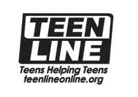 TEEN LINE TEENS HELPING TEENS TEENLINEONLINE.ORG