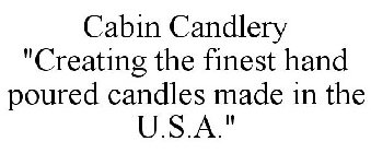 CABIN CANDLERY 