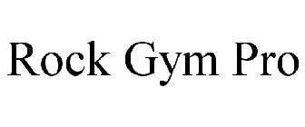 ROCK GYM PRO