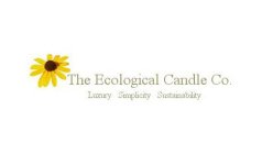 THE ECOLOGICAL CANDLE CO. LUXURY SIMPLICITY SUSTAINABILITY