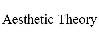 AESTHETIC THEORY