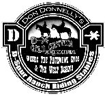 DON DONNELLY'S D-SPUR RANCH RIDING STABLES D D GOLD CANYON ARIZONA WHERE THE PAVEMENT ENDS & THE WEST BEGINS