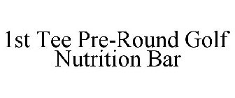 1ST TEE PRE-ROUND GOLF NUTRITION BAR