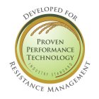 PROVEN PERFORMANCE TECHNOLOGY INDUSTRY STANDARD DEVELOPED FOR RESISTANCE MANAGEMENT