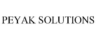 PEYAK SOLUTIONS