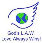 GOD'S L.A.W. LOVE ALWAYS WINS!