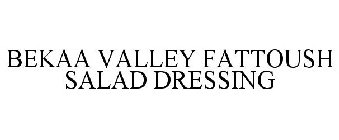 BEKAA VALLEY FATTOUSH SALAD DRESSING