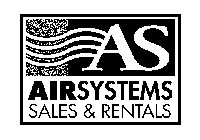 AS AIRSYSTEMS SALES & RENTALS