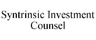 SYNTRINSIC INVESTMENT COUNSEL