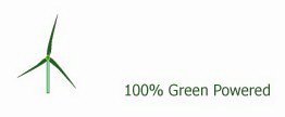 100% GREEN POWERED