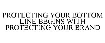 PROTECTING YOUR BOTTOM LINE BEGINS WITH PROTECTING YOUR BRAND