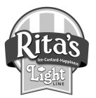 RITA'S ICE·CUSTARD·HAPPINESS LIGHT LINE