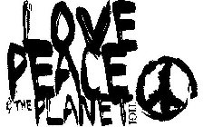 LOVE PEACE & THE PLANET TIGI