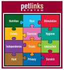 PETLINKS SYSTEM NUTRITION REST STIMULATION SAFETY EXERCISE HYGIENE INDEPENDENCE TREATS INTERACTION HUNT PRIVACY SCRATCH