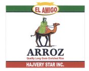 EL AMIGO ARROZ HAJVERY STAR INC. QUALITY LONG GRAIN ENRICHED RICE