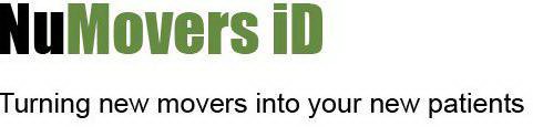 NUMOVERS ID TURNING NEW MOVERS INTO YOUR NEW PATIENTS