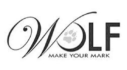 WOLF MAKE YOUR MARK