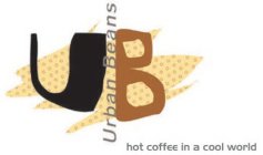 UB URBAN BEANS HOT COFFEE IN A COOL WORLD