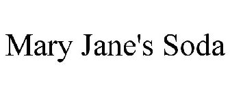 MARY JANE'S SODA