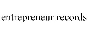 ENTREPRENEUR RECORDS