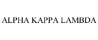 ALPHA KAPPA LAMBDA