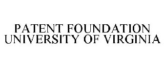 PATENT FOUNDATION UNIVERSITY OF VIRGINIA