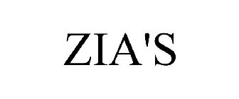 ZIA'S