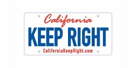 CALIFORNIA KEEP RIGHT CALIFORNIAKEEPRIGHT.COM