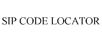 SIP CODE LOCATOR