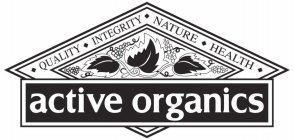 ACTIVE ORGANICS QUALITY INTEGRITY NATURE HEALTH