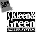 FOAM PRO KLEEN & GREEN ROLLER SYSTEM