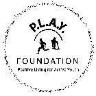 P.L.A.Y. FOUNDATION POSITIVE LIVING FOR ACTIVE YOUTH