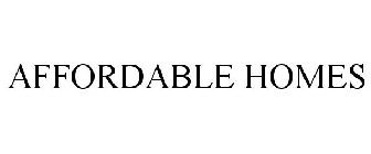 AFFORDABLE HOMES