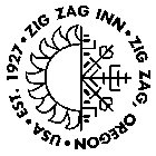 ZIG ZAG INN · ZIG ZAG, OREGON · USA · EST. 1927 ·